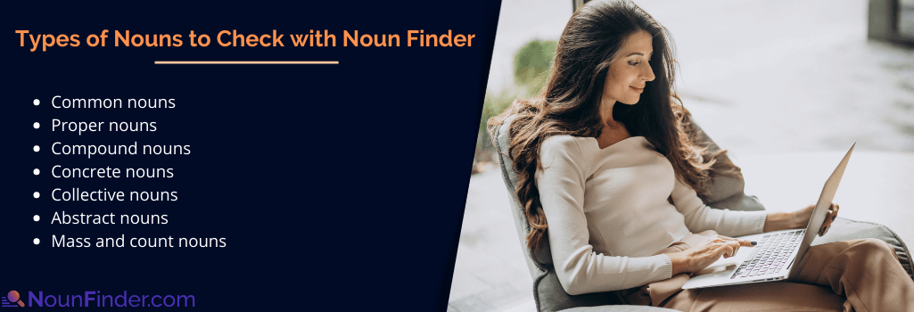 Fix All Noun Types with Noun Finder from Text | Noun Finder